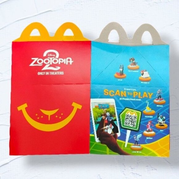 2025 Zootopia 2 McDonalds Happy Meal Box EMPTY BOX ONLY - Picture 6 of 7